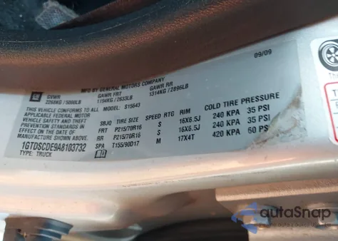 2010 GMC Canyon Sle1 z USA, uszkodzony, nr VIN 1GTDSCDE9A8103732